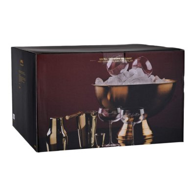 Champagnekjøler gullbelagt 10 liter