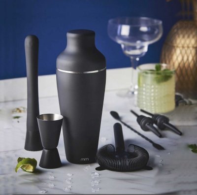 Cocktailsett svart 7 stk